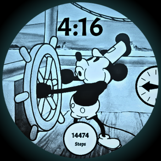 Steamboat Mouse Watch Face